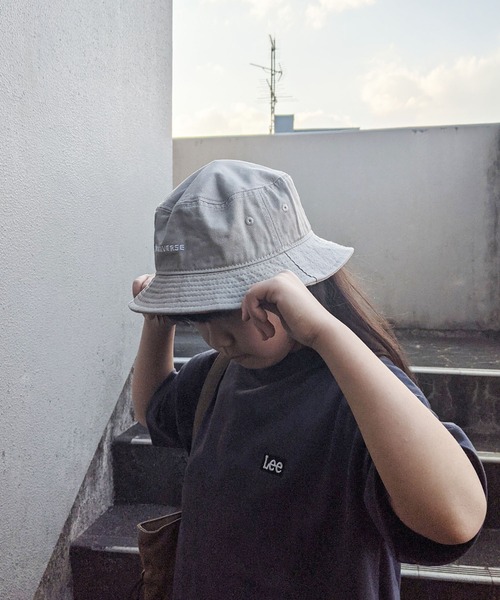 CONVERSE（コンバース）の「CONVERSE/コンバース　キッズ　ツイルバケットハット（ハット・キッズ・ホワイト/ブラック/ベージュ・FREE）」の10枚目の写真