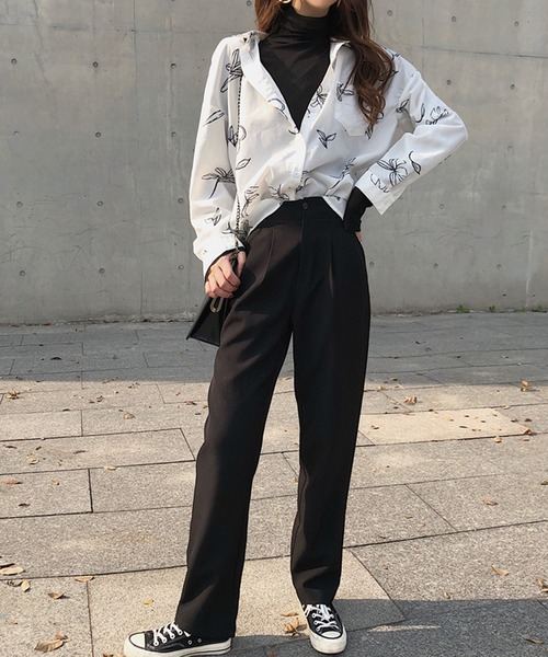 ANOTHER S（アナザーエス）の「シアー タートルネックプルオーバー（Tシャツ/カットソー・レディース・ブラック/ベージュ/グレー/カーキ/アイボリー・FREE）」の9枚目の写真