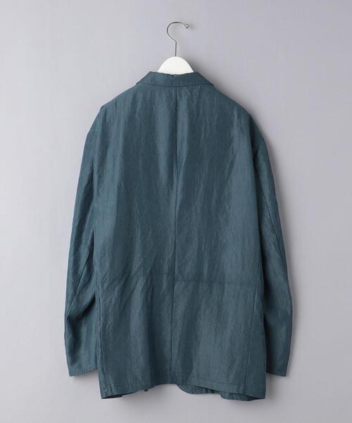 mando（マンド）の「＜mando（マンド）＞ シルク/アセテート ジャケット（テーラードジャケット・メンズ・コバルトブルー・3/2/1）」の2枚目の写真