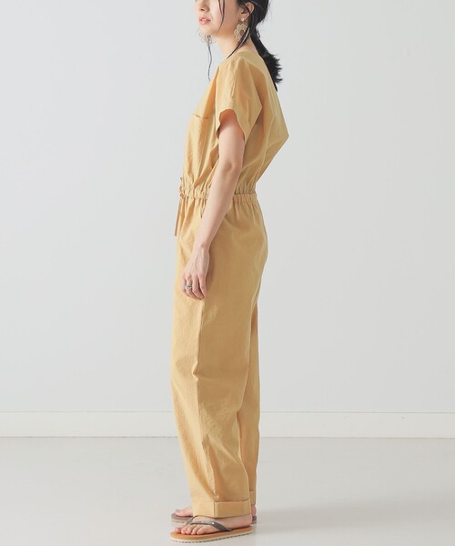 BEAMS LIGHTS（ビームスライツ）の「BEAMS LIGHTS / Vネック ドロスト コンビネゾン（つなぎ/オールインワン・レディース・ブラック/ピンク/イエロー系その他5・ONE SIZE/36/38）」の16枚目の写真