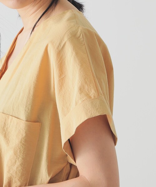 BEAMS LIGHTS（ビームスライツ）の「BEAMS LIGHTS / Vネック ドロスト コンビネゾン（つなぎ/オールインワン・レディース・ブラック/ピンク/イエロー系その他5・ONE SIZE/36/38）」の19枚目の写真