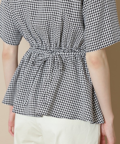 「N.（N. Natural Beauty Basic）」 半袖シャツ MEDIUM カーキ レディース N.（N. Natural Beauty Basic）（エヌエヌナチュラル