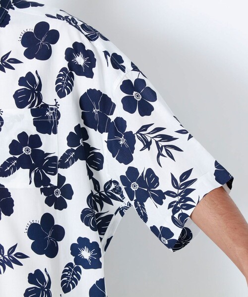 LOVELESS（ラブレス）の「サマーフラワー ハーフスリーブシャツ（シャツ/ブラウス・メンズ・オフホワイト・L/M/S）」の4枚目の写真