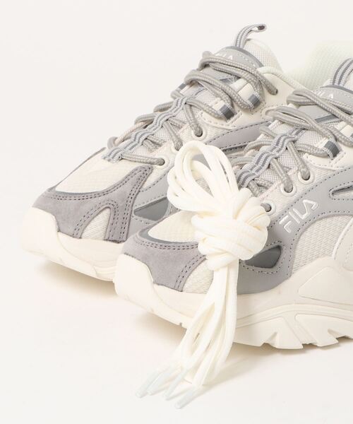 FILA(フィラ)の「FILA イントレーションライト(スニーカー・レディース・イエロー/レッド/ライトグレー・23cm/24.0cm)」の8枚目の写真