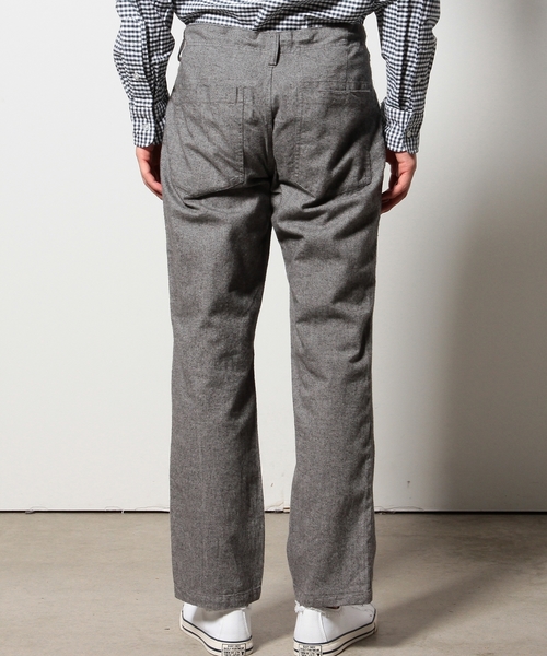 coen（コーエン）の「【MBC】ヘリンボーン起毛イージーアンクルパンツ(ユニセックス)（その他パンツ・メンズ・ネイビー/ダークグレー・X-LARGE/MEDIUM/SMALL/LARGE/X-SMALL）」の13枚目の写真