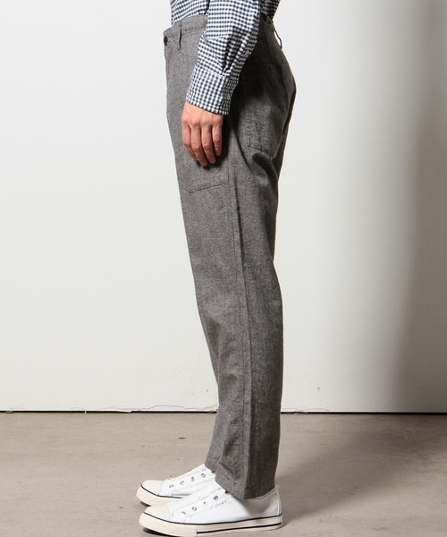 coen（コーエン）の「【MBC】ヘリンボーン起毛イージーアンクルパンツ(ユニセックス)（その他パンツ・メンズ・ネイビー/ダークグレー・X-LARGE/MEDIUM/SMALL/LARGE/X-SMALL）」の7枚目の写真
