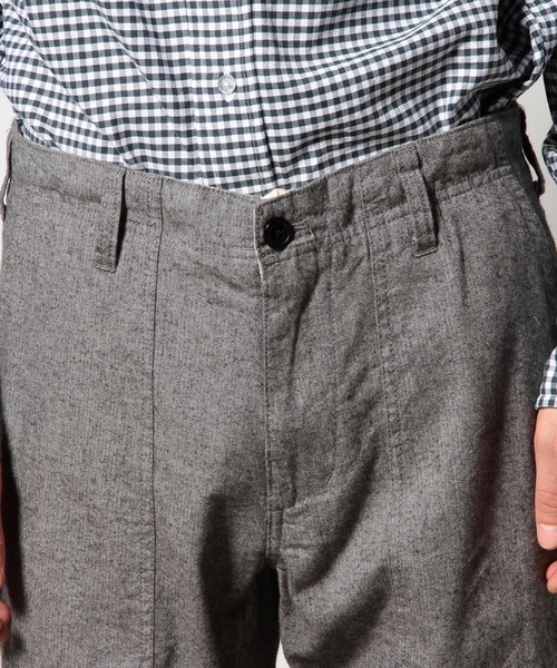 coen（コーエン）の「【MBC】ヘリンボーン起毛イージーアンクルパンツ(ユニセックス)（その他パンツ・メンズ・ネイビー/ダークグレー・X-LARGE/MEDIUM/SMALL/LARGE/X-SMALL）」の9枚目の写真