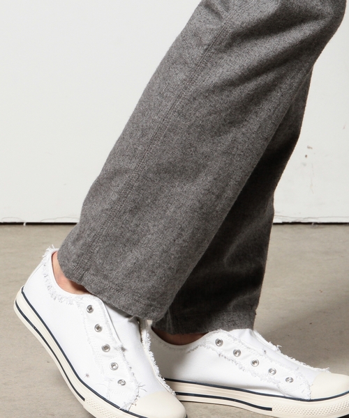 coen（コーエン）の「【MBC】ヘリンボーン起毛イージーアンクルパンツ(ユニセックス)（その他パンツ・メンズ・ネイビー/ダークグレー・X-LARGE/MEDIUM/SMALL/LARGE/X-SMALL）」の12枚目の写真