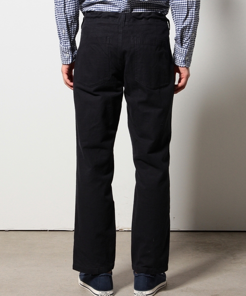 coen（コーエン）の「【MBC】ヘリンボーン起毛イージーアンクルパンツ(ユニセックス)（その他パンツ・メンズ・ネイビー/ダークグレー・X-LARGE/MEDIUM/SMALL/LARGE/X-SMALL）」の4枚目の写真
