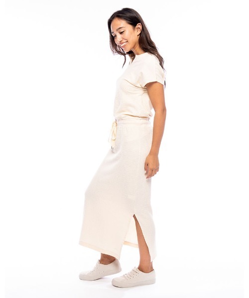 BILLABONG（ビラボン）の「BILLABONG レディース 【A DAYDREAM AWAY】 ONE PIECE DRESS ワンピース【2021年春夏モデル】/ビラボンジャガードロングワンピ（ワンピース・レディース・ブラック/アイボリー/ライラック・MEDIUM/LARGE）」の8枚目の写真