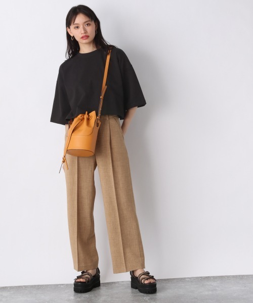 JEANASIS（ジーナシス）の「リサイクルコットンボックスショートTEE/949747（Tシャツ/カットソー・レディース・ホワイト/ピンク/ブラック・FREE）」の11枚目の写真