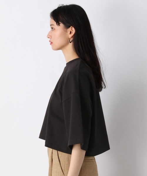 JEANASIS（ジーナシス）の「リサイクルコットンボックスショートTEE/949747（Tシャツ/カットソー・レディース・ホワイト/ピンク/ブラック・FREE）」の13枚目の写真