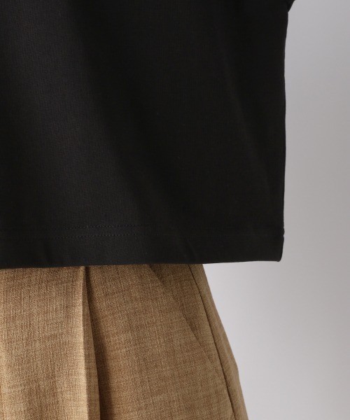 JEANASIS（ジーナシス）の「リサイクルコットンボックスショートTEE/949747（Tシャツ/カットソー・レディース・ホワイト/ピンク/ブラック・FREE）」の12枚目の写真