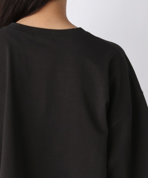 JEANASIS（ジーナシス）の「リサイクルコットンボックスショートTEE/949747（Tシャツ/カットソー・レディース・ホワイト/ピンク/ブラック・FREE）」の5枚目の写真