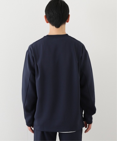 417 EDIFICE（フォーワンセブンエディフィス）の「フクレ ダブルクロス クルーネック（Tシャツ/カットソー・メンズ・ブラック/ベージュ/ネイビー・SMALL/MEDIUM/LARGE/X-LARGE）」の6枚目の写真