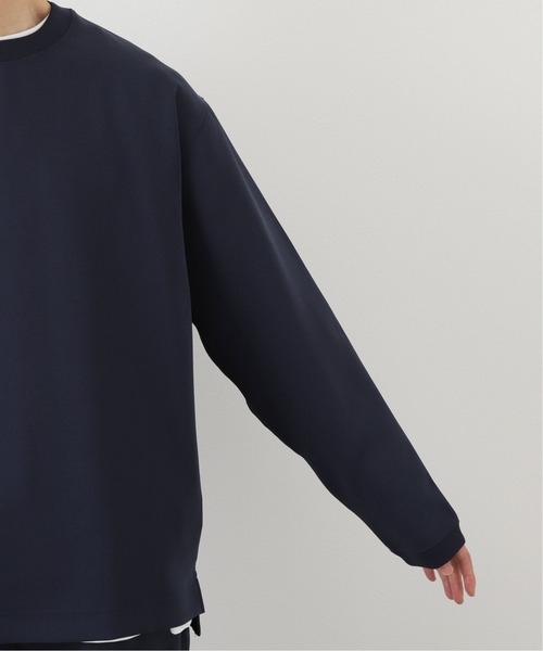 417 EDIFICE（フォーワンセブンエディフィス）の「フクレ ダブルクロス クルーネック（Tシャツ/カットソー・メンズ・ブラック/ベージュ/ネイビー・SMALL/MEDIUM/LARGE/X-LARGE）」の16枚目の写真