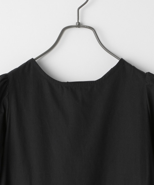 Me%（ミィパーセント）の「バックリボンティアードハンソデワンピース（ワンピース・レディース・ホワイト/ブラック/サックスブルー・FREE）」の15枚目の写真