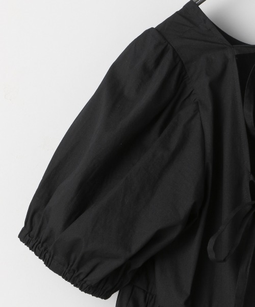 Me%（ミィパーセント）の「バックリボンティアードハンソデワンピース（ワンピース・レディース・ホワイト/ブラック/サックスブルー・FREE）」の19枚目の写真