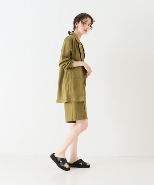 JOINT WORKS（ジョイントワークス）の「J-シングルオーバーサイズテーラードジャケット（テーラードジャケット・レディース・ベージュ/カーキ・FREE）」の4枚目の写真