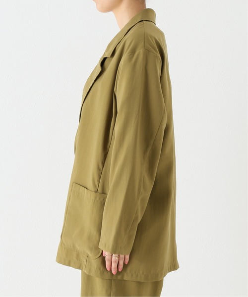 JOINT WORKS（ジョイントワークス）の「J-シングルオーバーサイズテーラードジャケット（テーラードジャケット・レディース・ベージュ/カーキ・FREE）」の7枚目の写真