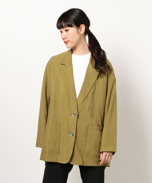 JOINT WORKS（ジョイントワークス）の「J-シングルオーバーサイズテーラードジャケット（テーラードジャケット・レディース・ベージュ/カーキ・FREE）」の22枚目の写真