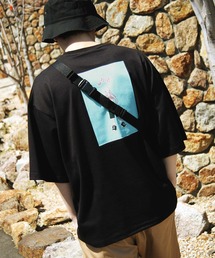 【WEB限定】【別注】【PIKO】ビキニ サマーガール イージーケア 高密度ビッグシルエットイラストTシャツ