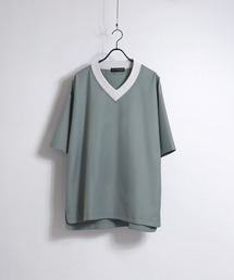 Confirm / コンファーム Vネックリブプルオーバー