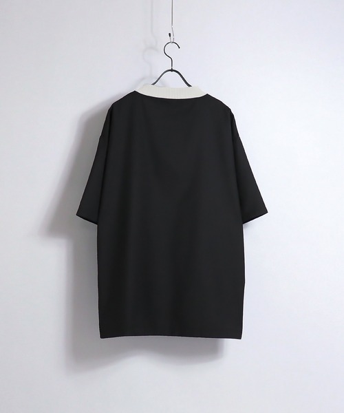 Confirm（コンファーム）の「Confirm / コンファーム Vネックリブプルオーバー（Tシャツ/カットソー・メンズ・ブラック/アイボリー/ミント・M/L）」の5枚目の写真