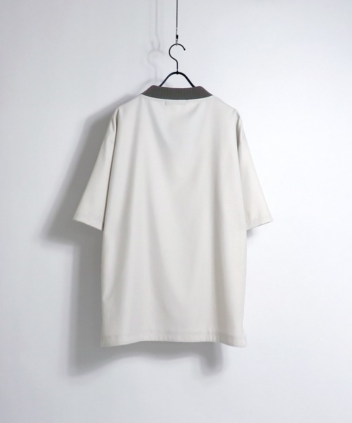 Confirm（コンファーム）の「Confirm / コンファーム Vネックリブプルオーバー（Tシャツ/カットソー・メンズ・ブラック/アイボリー/ミント・M/L）」の7枚目の写真