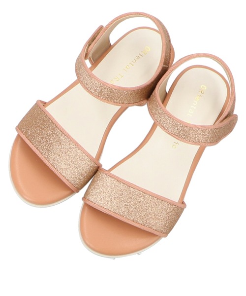 ORiental TRaffic(オリエンタルトラフィック)の「キッズ グリッターサンダル K-121(サンダル・キッズ・ピンク/シルバー/ゴールド・15.0cm/16.0cm/17.0cm/18.0cm/19.0cm/20.0cm)」の16枚目の写真