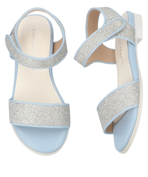 ORiental TRaffic(オリエンタルトラフィック)の「キッズ グリッターサンダル K-121(サンダル・キッズ・ピンク/シルバー/ゴールド・15.0cm/16.0cm/17.0cm/18.0cm/19.0cm/20.0cm)」の7枚目の写真