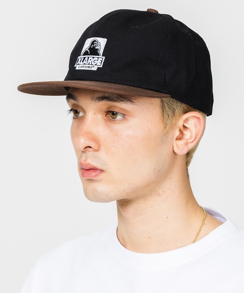 XLARGE（エクストララージ）の「2TONE OG CAP（キャップ・メンズ・ブラック/オフホワイト/ブルー・ONE SIZE）」の3枚目の写真