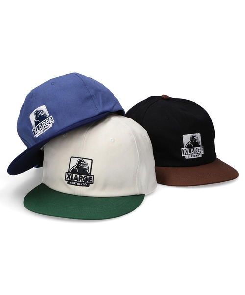 XLARGE（エクストララージ）の「2TONE OG CAP（キャップ・メンズ・ブラック/オフホワイト/ブルー・ONE SIZE）」の8枚目の写真