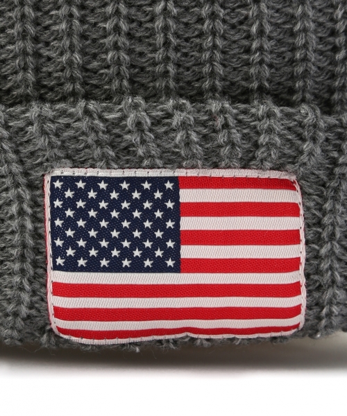 green label relaxing（グリーンレーベルリラクシング）の「GLR USAワッペンワッチ（キャップ・キッズ・レッド/グレー・フリー）」の3枚目の写真