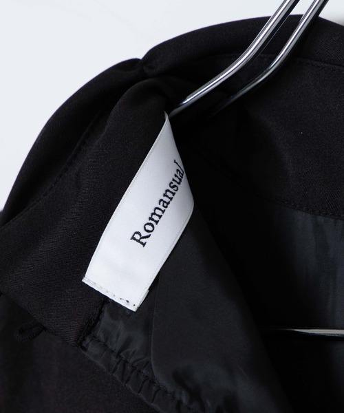 Romansual（ロマンシュアル）の「Romansual/バイカラーレトロフレアミディワンピース（ワンピース・レディース・ベージュ/ブラック・FREE）」の15枚目の写真