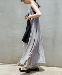 PUAL CE CIN | 【Du noir】リネン天竺2WAYカーディガン(カーディガン/ボレロ)