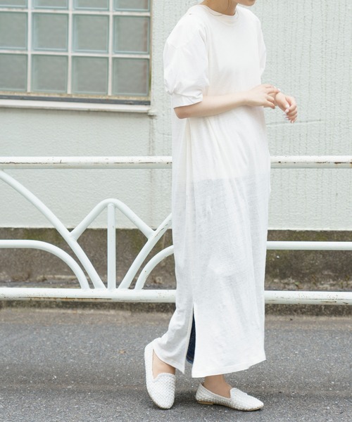 PUAL CE CIN（ピュアルセシン）の「【Du noir】リネン天竺2WAYカーディガン（カーディガン/ボレロ・レディース・オフホワイト/ブラック/グレー・FREE）」の10枚目の写真