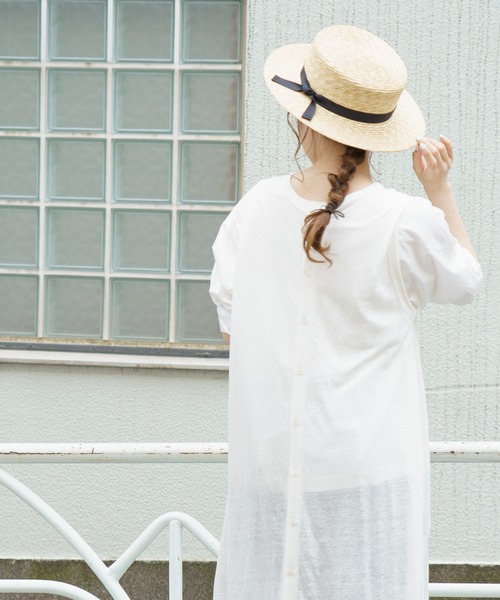 PUAL CE CIN（ピュアルセシン）の「【Du noir】リネン天竺2WAYカーディガン（カーディガン/ボレロ・レディース・オフホワイト/ブラック/グレー・FREE）」の17枚目の写真