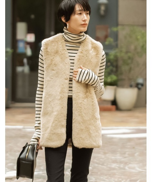 Re:EDIT（リエディ）の「2WAYモノグラムスクエアハンドバッグ（ショルダーバッグ・レディース・ブラック/ベージュ/キャメル/ブラウン・FREE）」の16枚目の写真