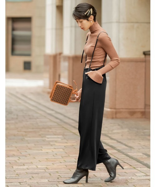 Re:EDIT（リエディ）の「2WAYモノグラムスクエアハンドバッグ（ショルダーバッグ・レディース・ブラック/ベージュ/キャメル/ブラウン・FREE）」の17枚目の写真