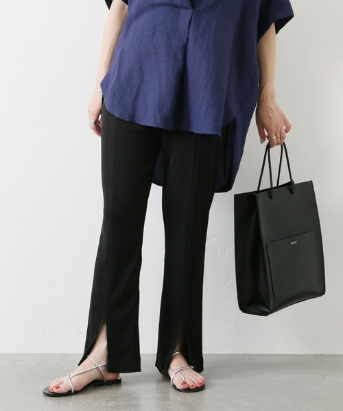 JOURNAL STANDARD（ジャーナルスタンダード）の「ナローテレコパンツ◆（その他パンツ・レディース・ブラック/ブラウン/カーキ・38/36）」の14枚目の写真