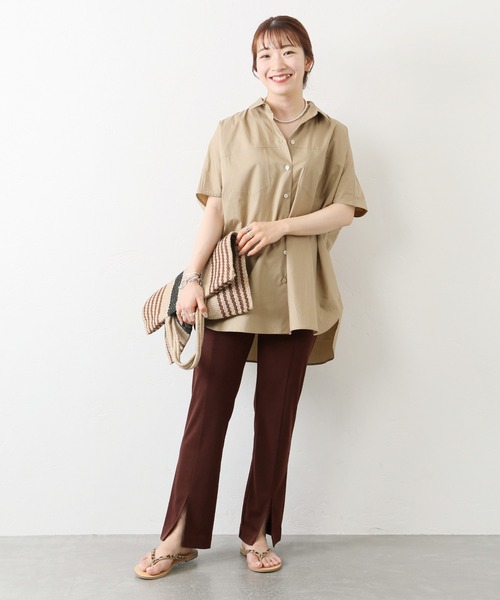 JOURNAL STANDARD（ジャーナルスタンダード）の「ナローテレコパンツ◆（その他パンツ・レディース・ブラック/ブラウン/カーキ・38/36）」の20枚目の写真