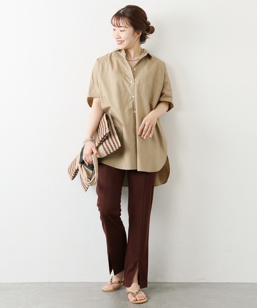 JOURNAL STANDARD（ジャーナルスタンダード）の「ナローテレコパンツ◆（その他パンツ・レディース・ブラック/ブラウン/カーキ・38/36）」の8枚目の写真