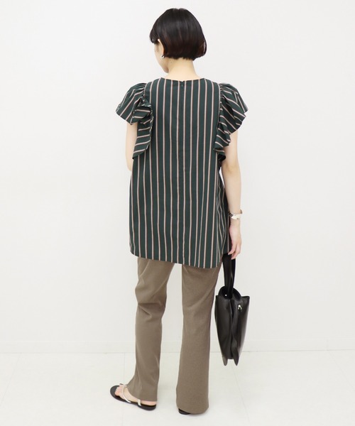 JOURNAL STANDARD（ジャーナルスタンダード）の「ナローテレコパンツ◆（その他パンツ・レディース・ブラック/ブラウン/カーキ・38/36）」の18枚目の写真