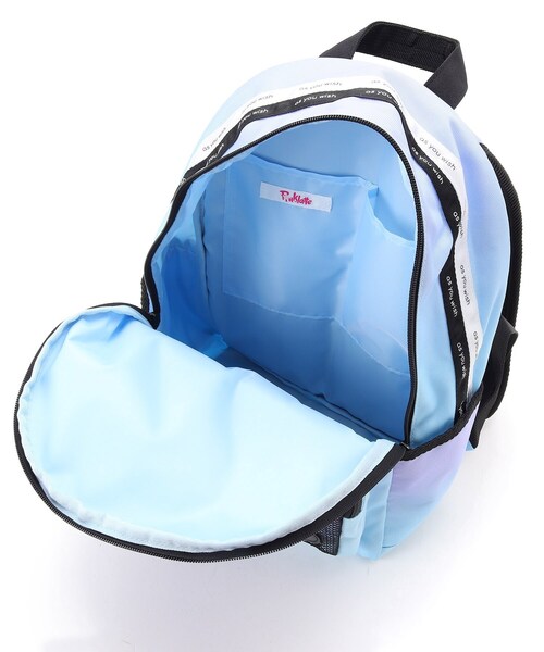 PINK-latte（ピンクラテ）の「◆グラデテープリュック（バックパック/リュック・キッズ・ライトパープル/ブラック/ブルー系6・00）」の7枚目の写真