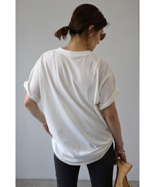 Bonjour Sagan(ボンジュールサガン)の「MACKERELプリントTシャツ(Tシャツ/カットソー・レディース・レッド/ネイビー/ブラック・FREE)」の7枚目の写真