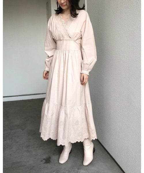 セール ブランド古着 長袖ワンピース ワンピース One After Another Nice Claup ワンアフターアナザーナイスクラップ のファッション通販 Zozoused