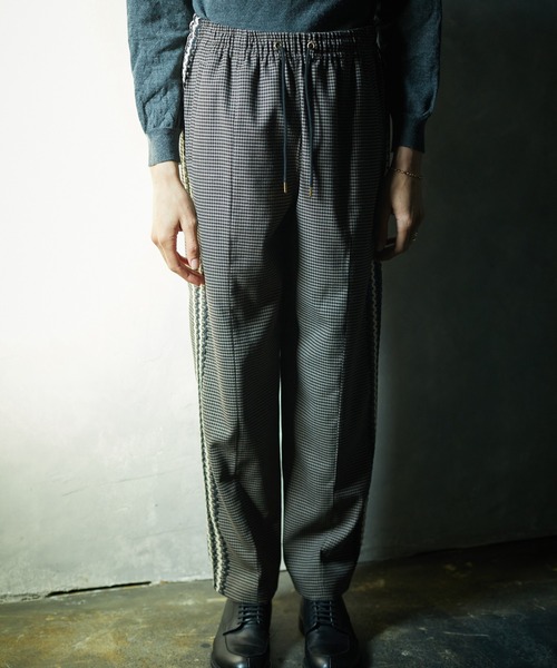 TAUPE（トープ）の「【TAUPE/トープ】 ウェーブライントラックパンツ（スラックス・メンズ・ブラック/ワインレッド・1/2）」の15枚目の写真