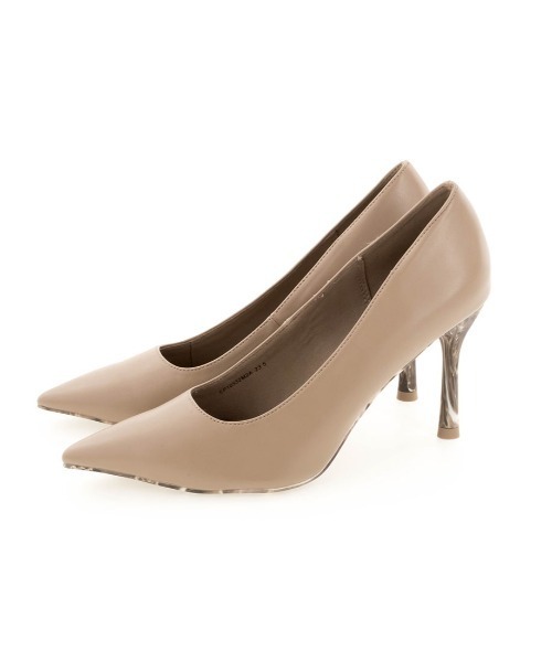 RANDA（ランダ）の「大理石デザインポインテッドトゥパンプス（パンプス・レディース・ブラック/グレイッシュベージュ・24.5/23.5/23/24/22.5/22/25）」の12枚目の写真