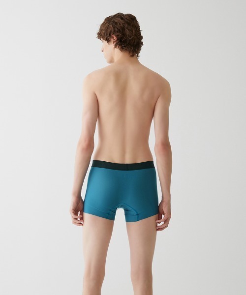 BODY WILD(ボディーワイルド)の「BODY WILD/ボディワイルド ボクサーパンツ 素肌感覚の超軽量&フィット感 前とじ(ボクサーパンツ・メンズ・ブラック/グレイッシュブルー/サーモンピンク/カーキ/エンジ/ブルーグリーン・MEDIUM/LARGE/X-LARGE)」の13枚目の写真
